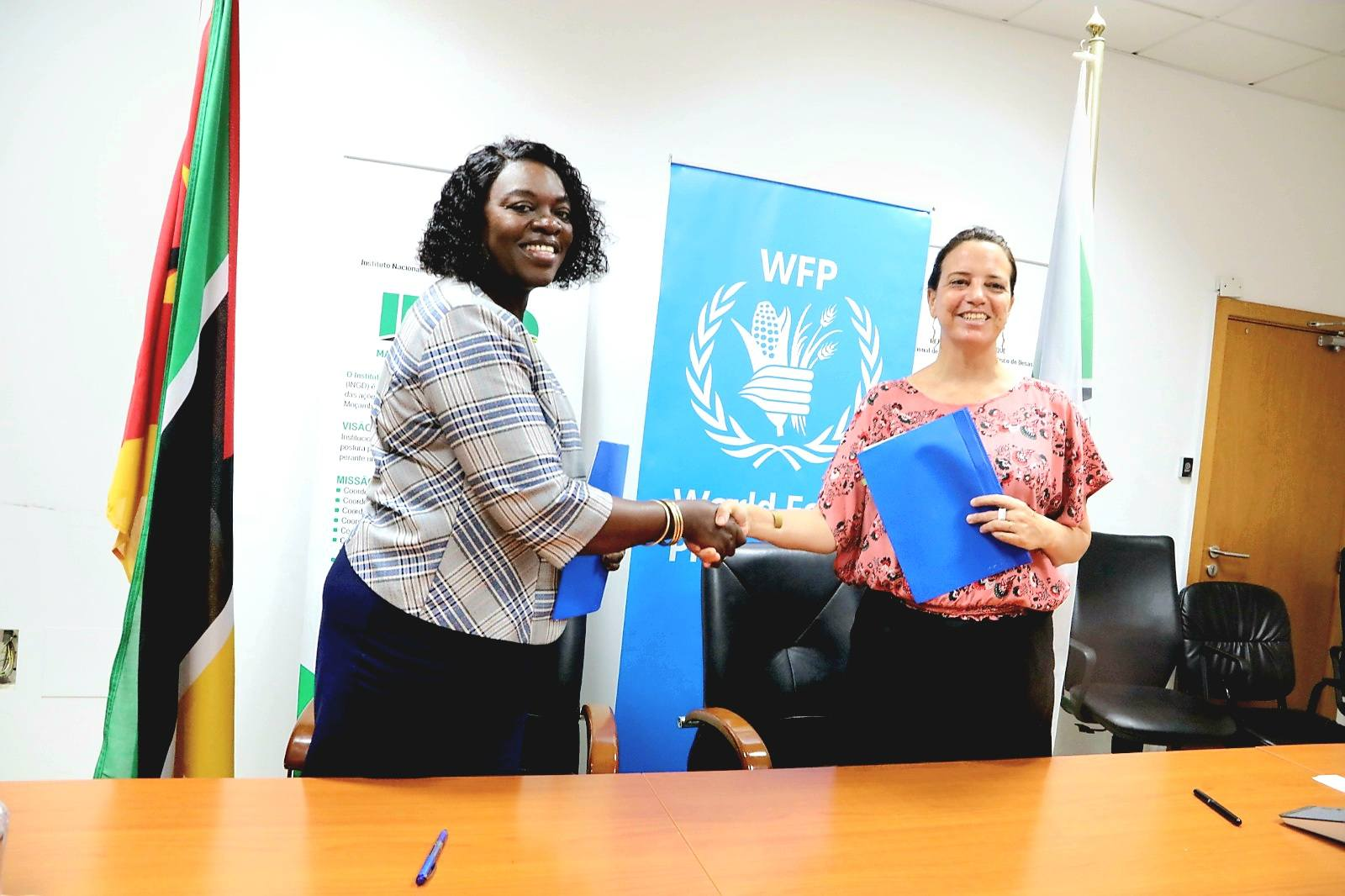 Assinatura do Memorando de Entendimento entre o INGD e o PMA