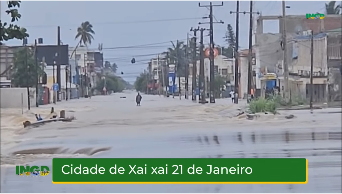 Cheias e inundações: Xai-xai, Gaza. 21.01.2026