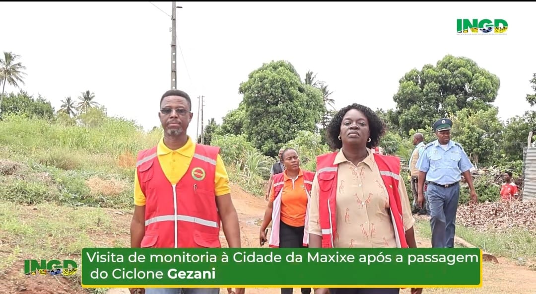 Visita de Monitoria à Cidade de Maxixe após a passagem do Ciclone GEZANI