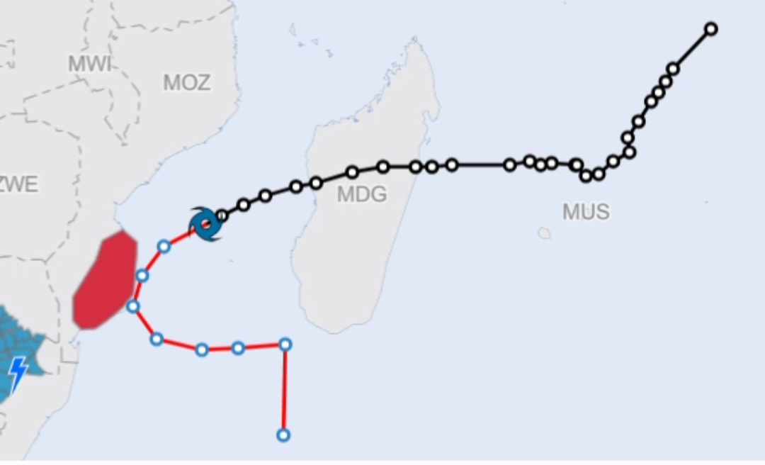 Estágio Actual do Ciclone Gezani