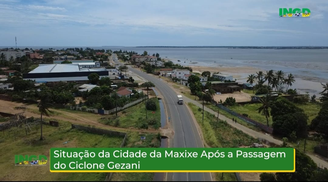 Situação da Cidade da Maxixe ápos a passagem do Ciclone GEZANI