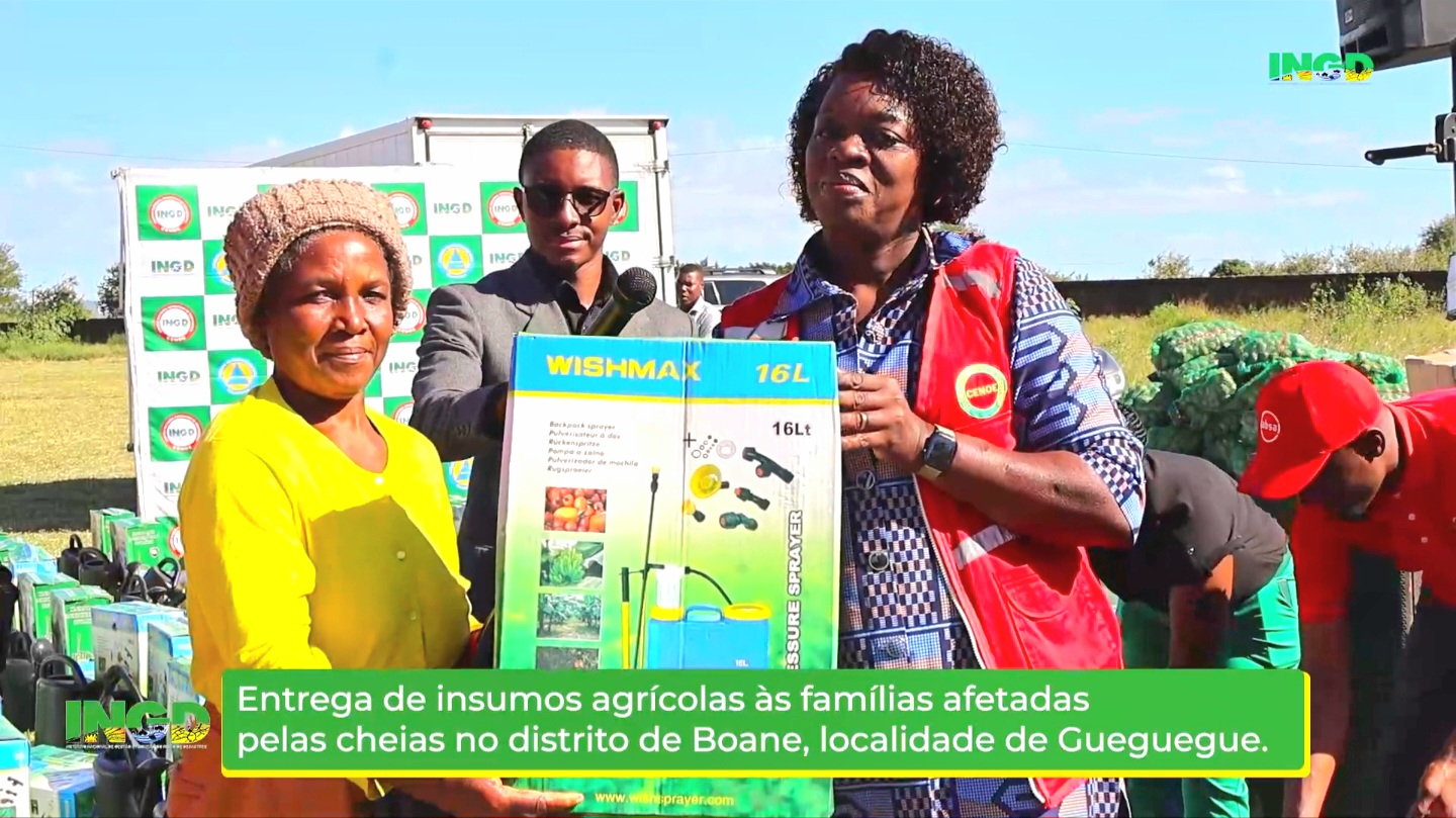 Entrega de Insumos Agrícolas em Gueguegue, Boane.