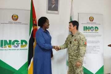 Equipa da Força de Reacção Imediata de Portugal despede-se do INGD após missão humanitária