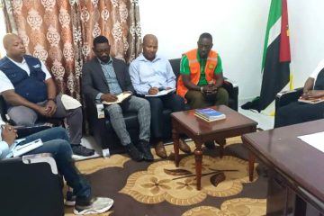 Centro Nacional Operativo de Emergência (CENOE) Monitora Actividades de Mapeamento na Zambézia