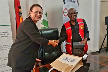 INGD e OIM reforçam cooperação para resposta pós-cheias em Moçambique