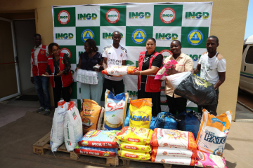 Comunidade Burundesa Residente em Moçambique, prestando seu apoio às vítimas das Cheias