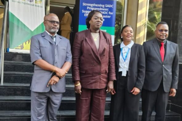 Luísa Meque preside à abertura do Seminário de Validação Técnica da Estratégia Regional de Pré-Posicionamento do SHOC da SADC